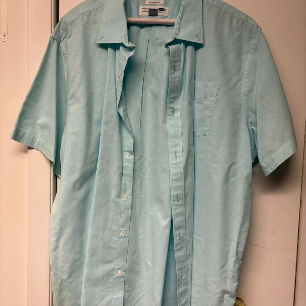 Men's Old Navy Slim Fit The Oxford Shirt Buttondown size XXL